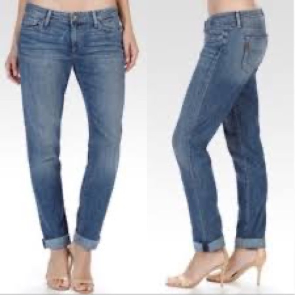 Paige Denim, Low Rise Jimmy Jimmy Skinny Jeans, size 28